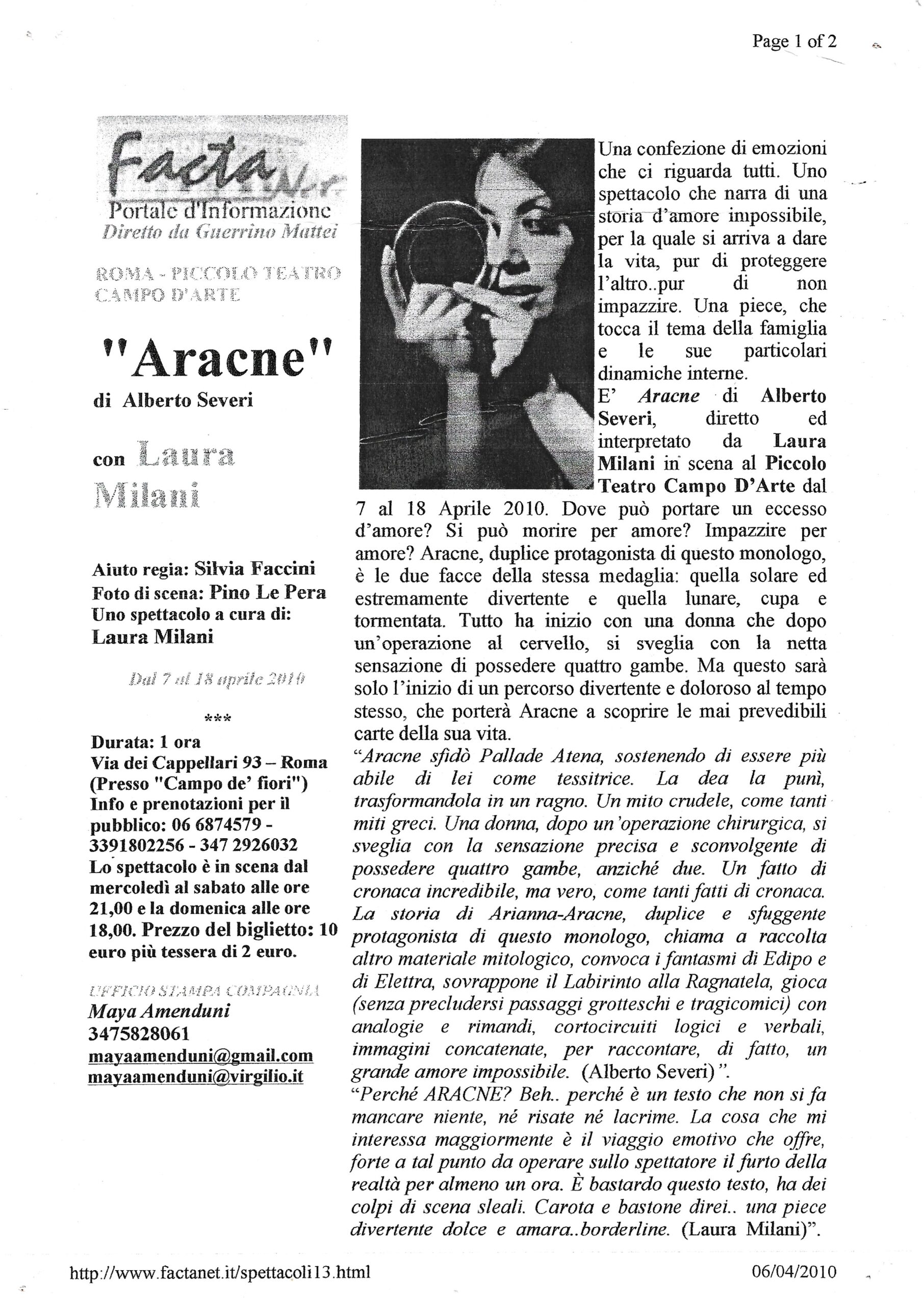 recensione Aracne 1
